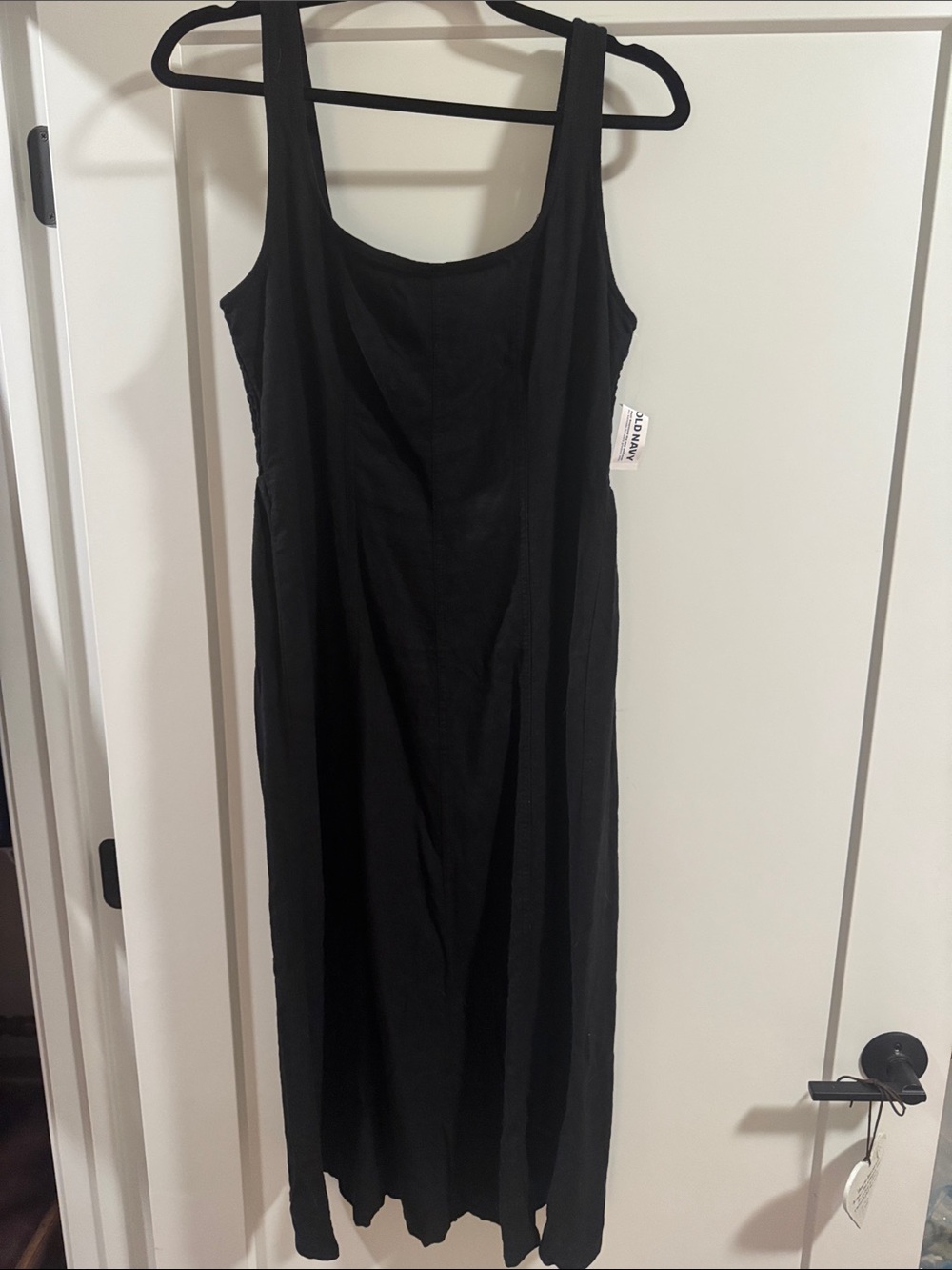 Old navy linen Black Sleeveless Maxi Dress - Elegant Everyday Style